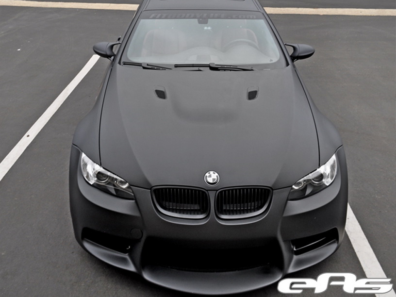 BMW M3 E92 with Racing Dynamics Mods Dressed in Flat Black