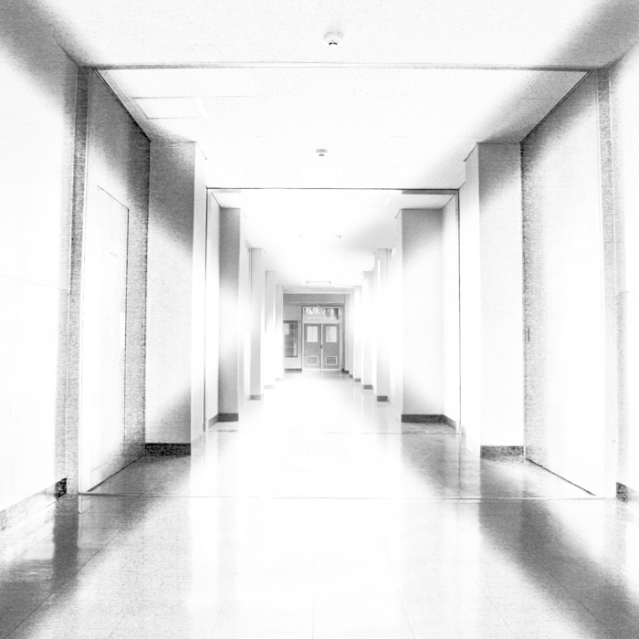 中学の廊下