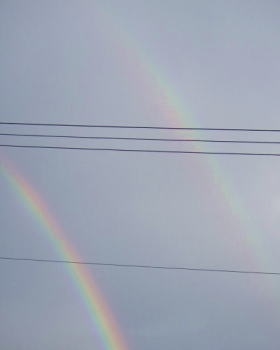 ２重の虹