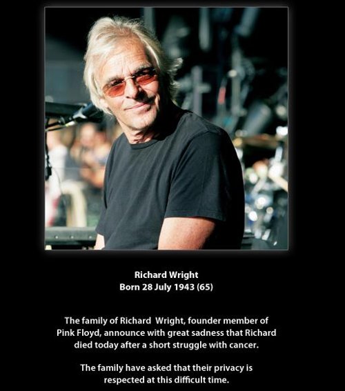 Pink Floyd : Rick Wright 1942 - 2008