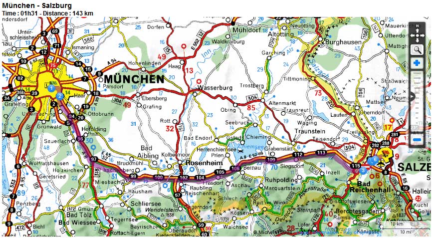 ミュンヘン から ザルツブルグ オーストリア までドライブ レンタカーでヨーロッパ