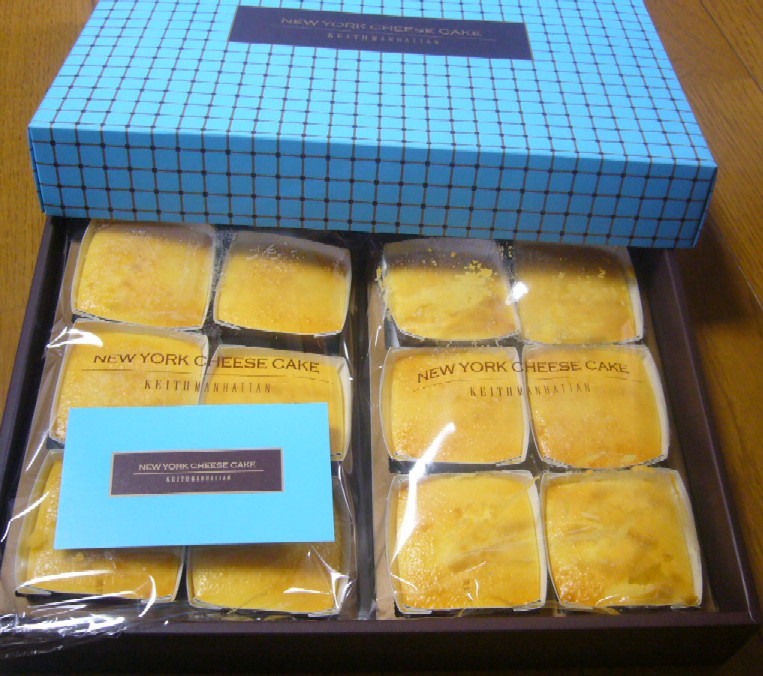 羽田土産の キースマンハッタン のnyチーズケーキ ふぅ の毎日