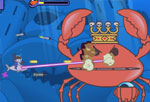 いきなりボス戦の巨大なカニを倒すシューティング★Ultimate Crab Battle