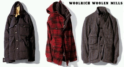 Woolrich woolen mills/ウールリッチ・ウーレンミルズ・コレクション 