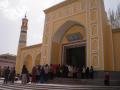 お祈り時間のモスク正面